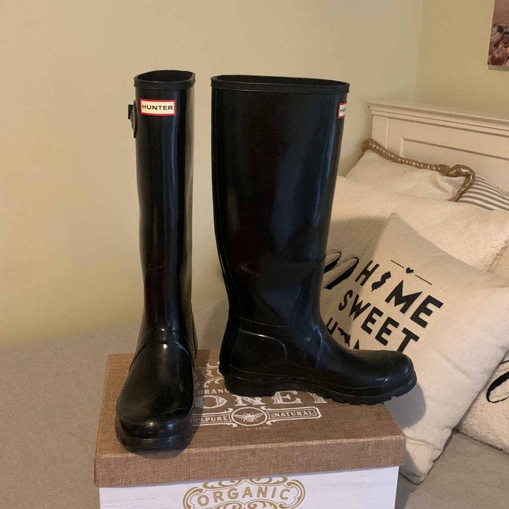 Hunter Black Women's Winter & Rain Boots